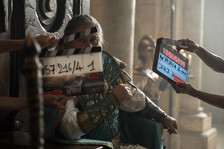 King Avallach on his throne — Episode 2.