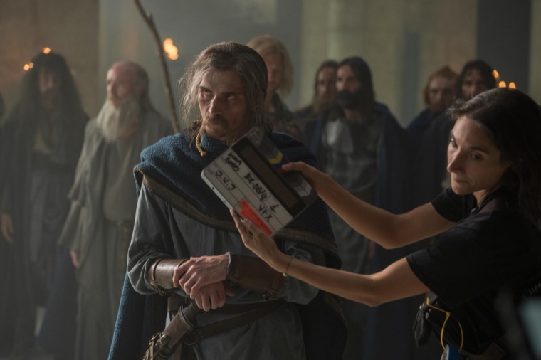 The Cymry and Avallach in heated argument in the great hall — Episode 2.