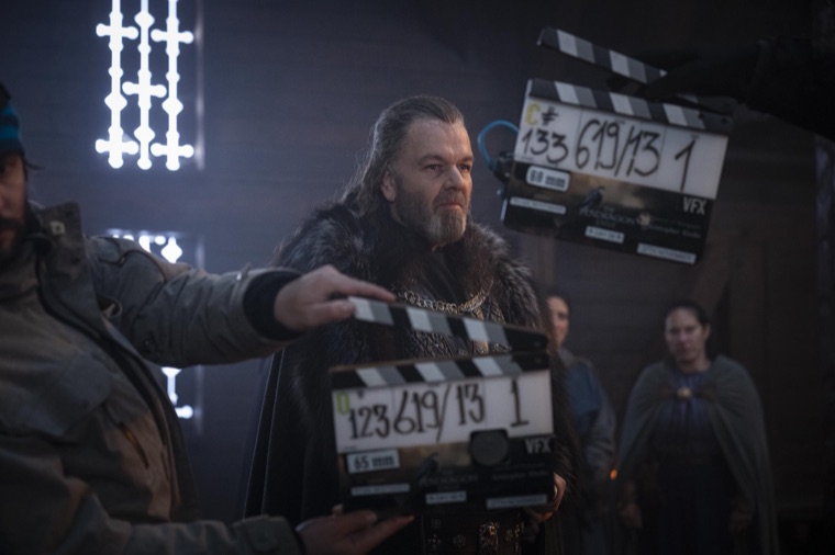King Custennin on the slate in the great hall at Goddeu — Episode 6.