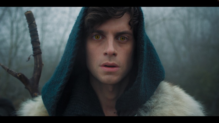 “I am not the king of the Summer Kingdom, Morgian, and you are only the queen of air and darkness.” Merlin (Tom Sharp) remembers his calling.