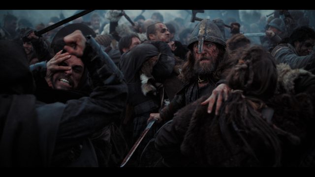 Tewdrig (David Brooks) fights to the end.